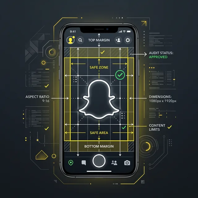 Snapchat Ads Audit 2026 — Free Compliance Checklist & Safe Zone Specs